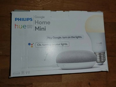google home mini philips hue bundle