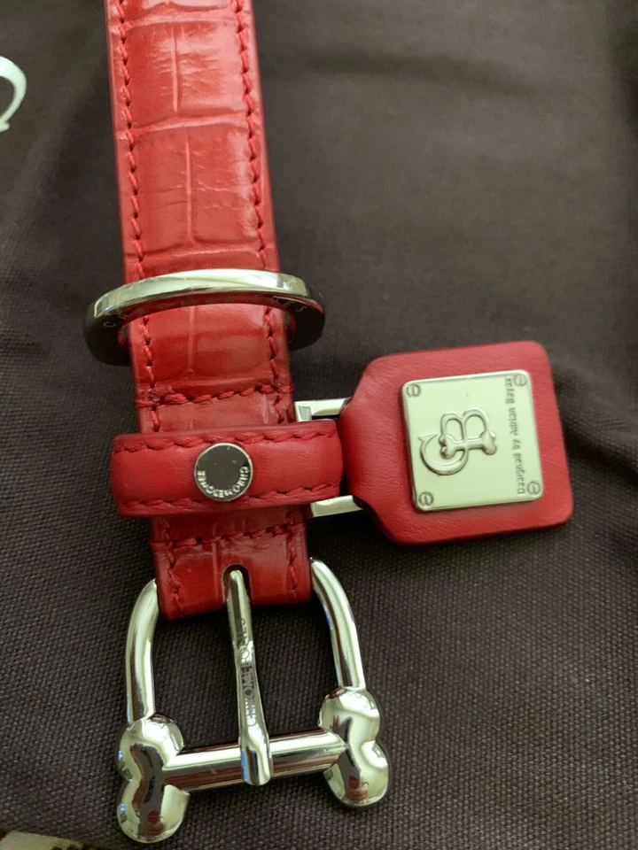 Collar de perro de cuero Chromebones Foto 2 de 4