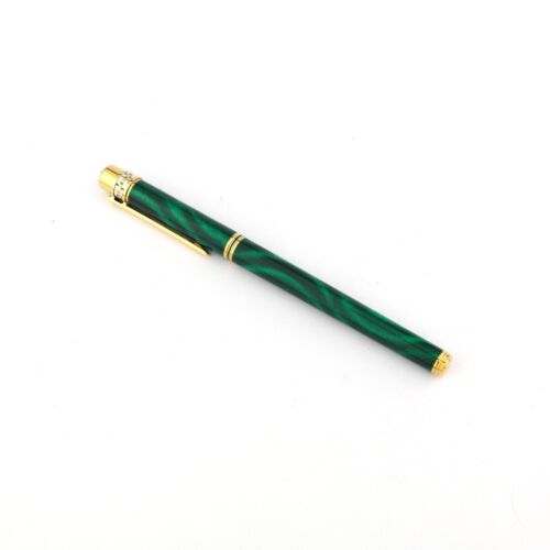 Rare Vintage Must de Cartier Trinity Malachite Lacquer Ballpoint Pen - Bild 6 von 16