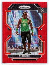 2022 PANINI PRIZM WWE RED WAVE PRIZM PARALLEL #172 R-TRUTH RAW