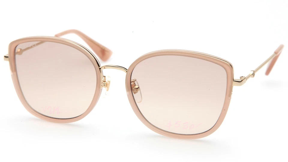 NEW GUCCI GG 0606SK 004 NUDE SUNGLASSES 56-19-145mm B50 Italy - Image 3 of 4