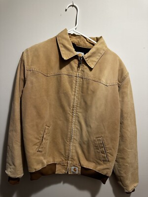 vintage carhartt aztec Zip Up jacket Size Youth XL Fits A Men's