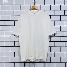 LOS ANGELES APPAREL OVERSIZED SHORT SLEEVE HIGH MOCKNECK T-SHIRT CREAM