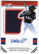 2017 Stars and Stripes Jumbo Silhouette Jersey Relic AUTO /199 Devin Hairston