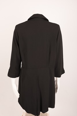 open lace back dress Moschino Cheap And Chic 90's Black Suit and Dress  THE WAY WE WORE