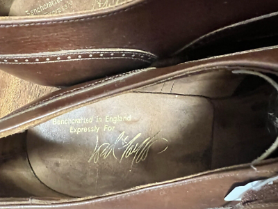 Lord & Taylor, Men’s, Shoes Oxford, Leather, Brown, Size 9.5, Lace up, Wingtip.! Lord & Taylor Lafayette Luxury Styles Leather Wingtip Oxford  main image 4