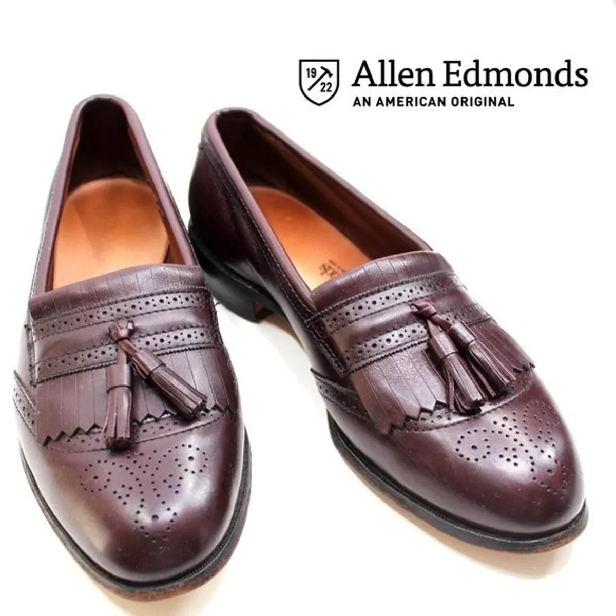 Leather kiltie loafers with broguing sale