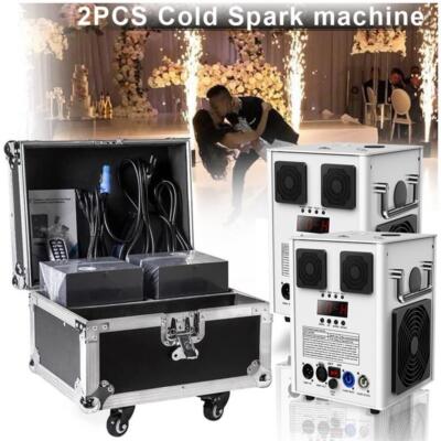 2PCS 700W Cold Spark Machine DMX512 Firework Stage Indoor Wedding Outdoor Party