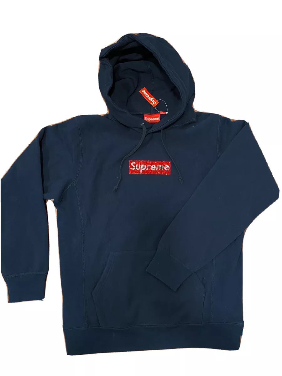 Supreme Swarovski Box Logo hoodie