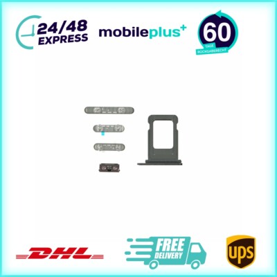 Tasten Set für iPhone 12 Pro Max Ersatz Knopf Stummschalttaste pacific blue