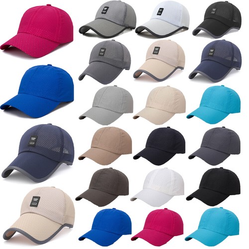 Unisex Peaked Cap Baseball Caps Mesh 