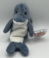 Ty Beanie Babies 1996 "Echo" The Dolphin Style 4180 Pre-Owned W/Original Tags