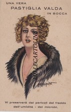 Pubblicitaria Pastiglie VALDA   dis. Grellet