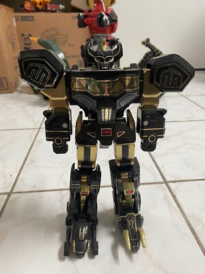 Power Rangers Mighty Morphin Black Limited Dino Megazord | eBay