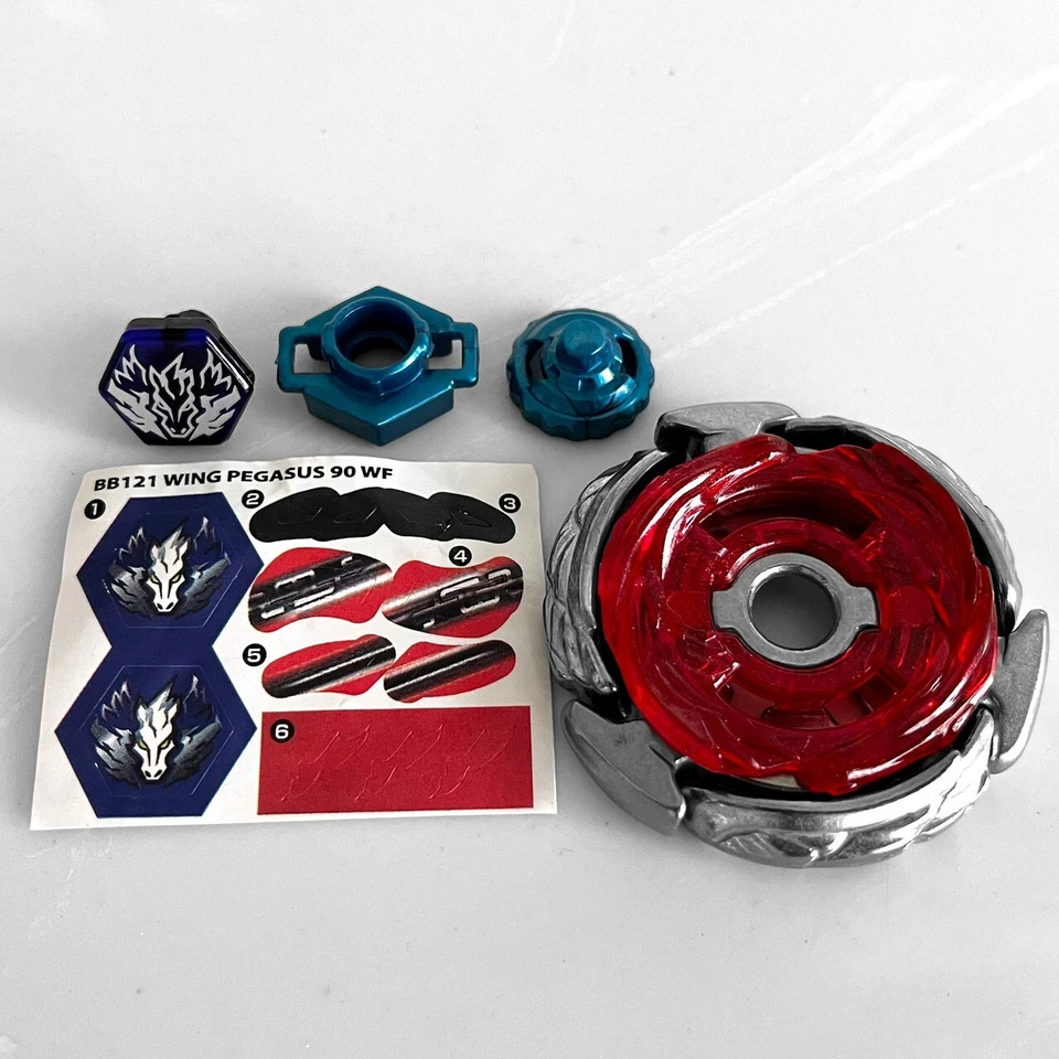 Wing Pegasus 90WF Beyblade Booster BB-121 Envío a EE. UU. Foto 2 de 2