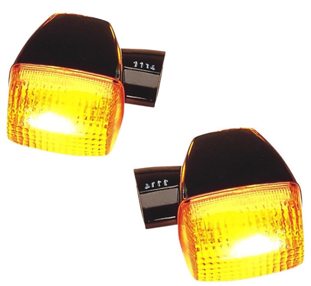 PAIR (LEFT/RIGHT) Rear Turn Signals 1990 Honda VFR750R #25-1114+25-1113