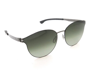 Occhiali Da Sole IC Berlin The Rebel SE, Montatura Gunmetal E Lenti Cactus Fade, Made In Germany