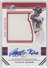 2017 Panini USA Baseball Stars & Stripes Jersey 46/199 Jasiah Dixon #51 Auto nd3