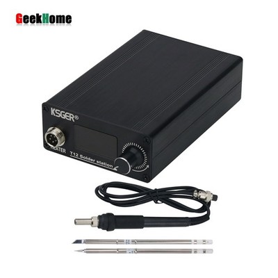 KSGER STM32 V3.1S T12 120W Soldering Station + T12-K + T12-ILS Soldering Tips//