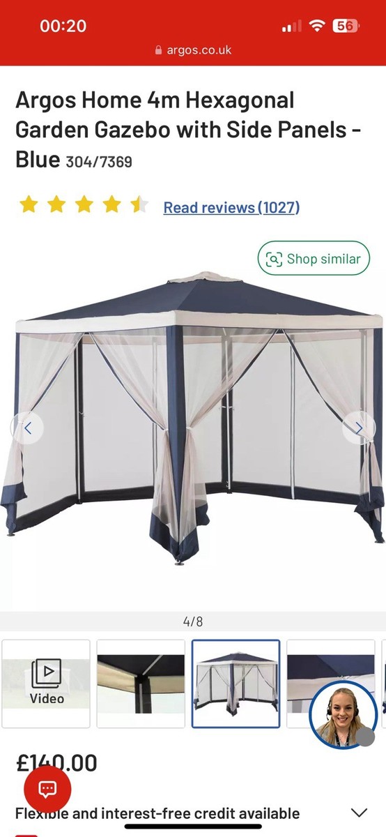 Gazebos 2025 Pop Up Gazebo With Sides Argos Pop Up Gazebo With