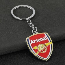 Arsenal FC Crest Coloured Keyring -  Keyring Crest Keychain Free Uk Postage