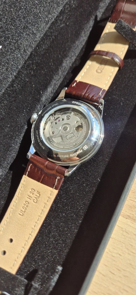 Orient Bambino Automatic Mechanical 38mm Cream/Brown Leather RA-AC0M04Y30B, photo 3 of 5