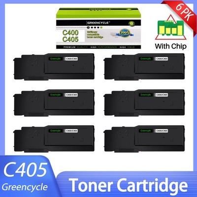 6PK C400/C405 Black Toner Cartridge Compatible With Xerox Versalink C405 C405D