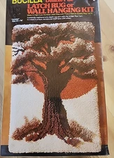 Bucilla Deluxe Pile October Latch Rug/Wall Hanging Kit..New Sealed