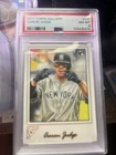 2017 Topps Gallery Aaron Judge #117 New York Yankees Rookie PSA 8