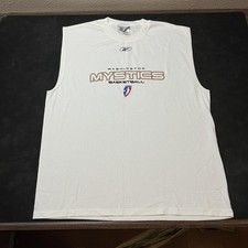 Vintage Washington Mystics Team Autographed Shirt Large WNBA Basketball Reebok