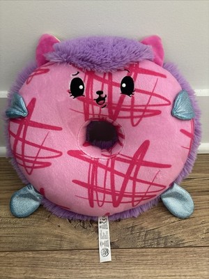 Pikmi Pops Jumbo Donut Plush Pink Rumbles the Fluffy Hedgehog 2018 RETIRED