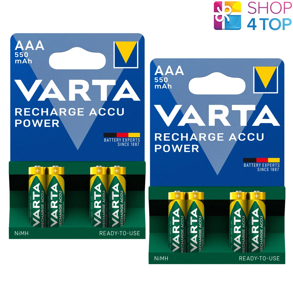 PILE LR3 RECHARGEABLE NIMH 1.2 V VARTA 56743101404 550