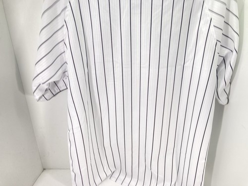 Pittsburgh Pirates Dynasty Jersey Men Large White Stripe Button Short Sleeve New - Picture 8 of 14