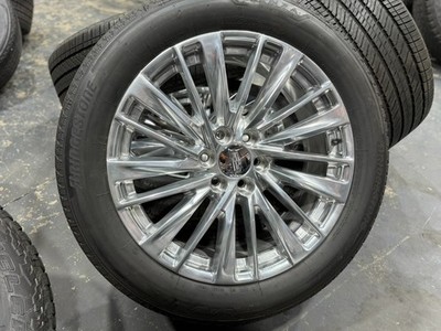 22” Cadillac Escalade Wheels Tahoe Yukon Rims Bridgestone Alenza