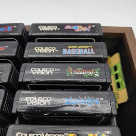 16 Coleco Vision Games + Case