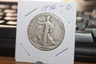 1946-D Walking Liberty Half Dollar In XF Condition.  Free Shipping