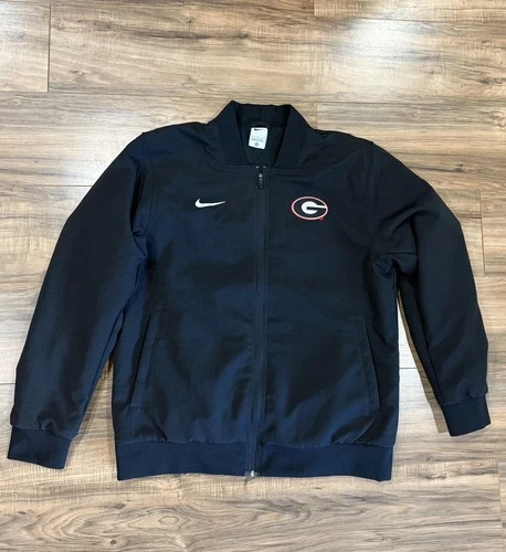 Nike Georgia Bulldogs UGA 2024 Authentic Sideline Full-Zip Bomber Jacket *RARE* video thumbnail