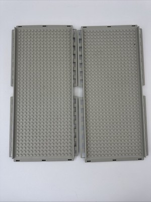 1997 Rokenbok Toy System Replacement Part Grey Deck Ramp Plates Road Lot of 2