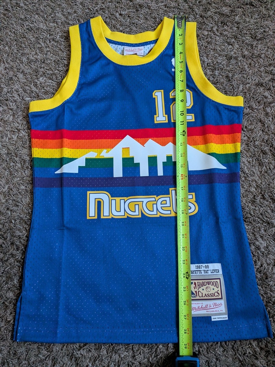 NWT Mitchell & Ness Denver Nuggets 87-88 Fat Lever Swingman Jersey