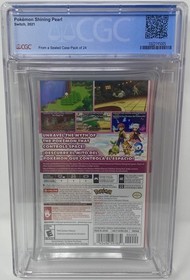 CGC Graded Pokemon Shining Pearl NEW Switch (1022745005, 9.8 A++)