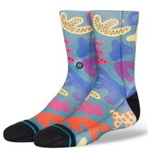 Stance Socks Crew Abstract Shapes Small/Kids Youth Large Size 3-8