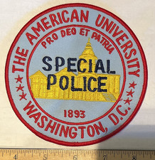 American University Special Police Washington Dc Patch