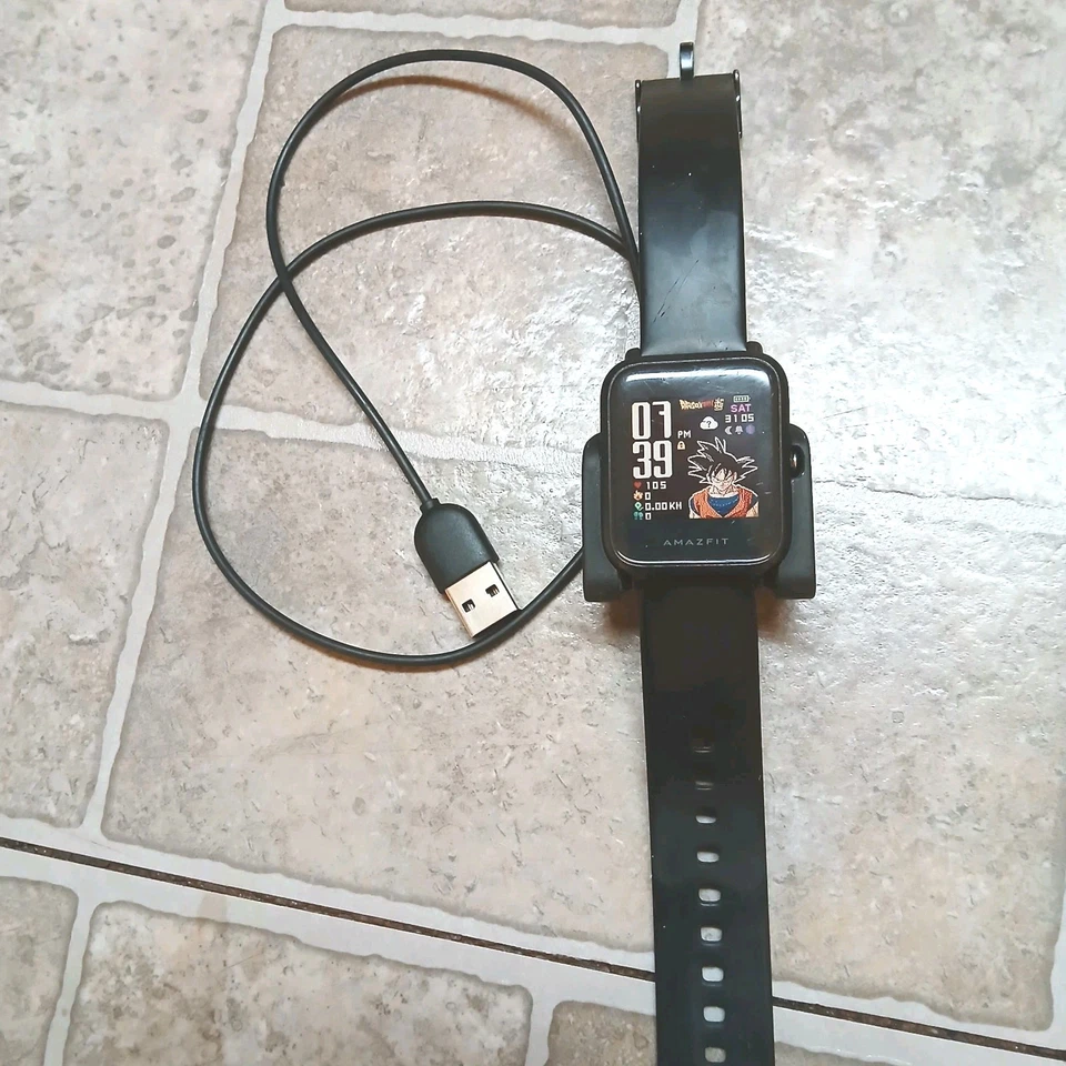 Amazfit A1608 Bip Fit Black Buckle Smart Watch - (A1608B) - Image 2 of 4