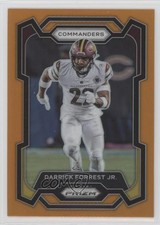 2023 Panini Prizm Orange Prizm 181/249 Darrick Forrest Jr #296 0iy4