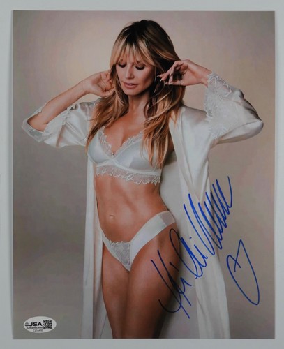 Heidi Klum JSA Signed Autograph Photo 8 x 10