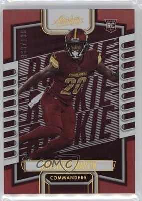 2023 Panini Absolute Rookies Red Spectrum 68/100 Jartavius Martin Rookie RC 0ud4