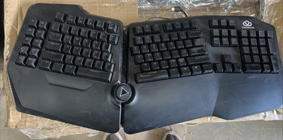 Cloud Nine C989M Ergo Split Keyboard Backlit LED RGB Switches *NO CABLES*