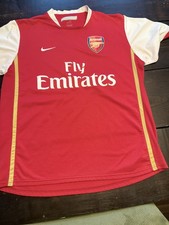 Arsenal Football Shirt Mens Size Large 2006 2007 2008 Nike Red Home Gunners AFC