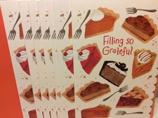 THANKSGIVING RSVP GREETING CARDS New w/Envelopes LOT 7 "GRATEFUL" BEST DEAL EVER
