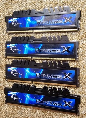 G.Skill RipjawsX DDR3 16GB RAM Kit (4x4GB) 1333MHz Gaming PC Arbeitsspeicher XMP